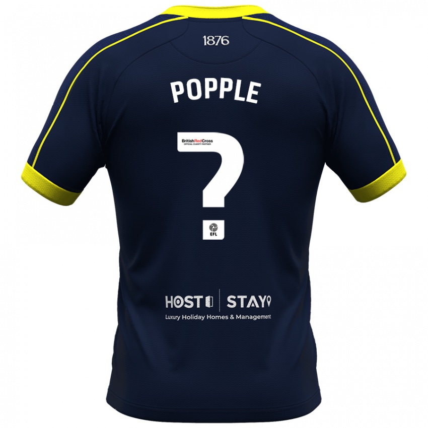 Criança Camisola Henry Popple #0 Marinha Alternativa 2023/24 Camisa Brasil