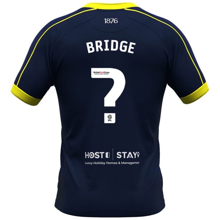 Criança Camisola Aj Bridge #0 Marinha Alternativa 2023/24 Camisa Brasil