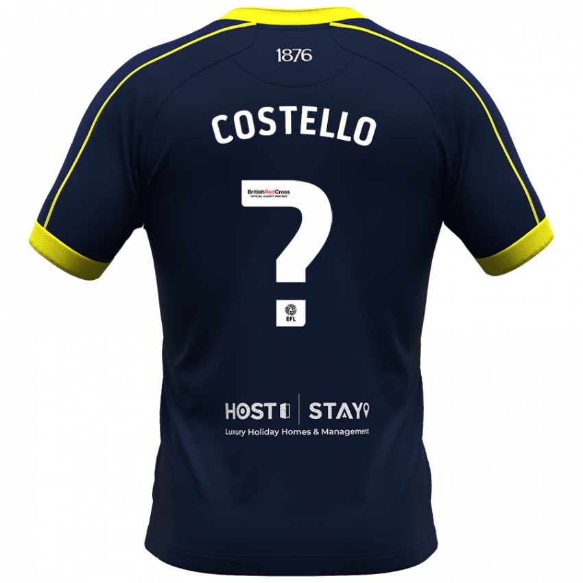 Criança Camisola Jd Costello #0 Marinha Alternativa 2023/24 Camisa Brasil