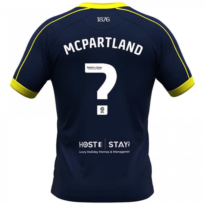 Criança Camisola Will Mcpartland #0 Marinha Alternativa 2023/24 Camisa Brasil