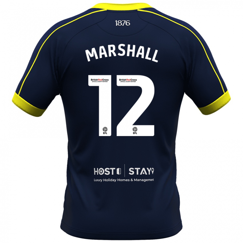 Criança Camisola Eve Marshall #12 Marinha Alternativa 2023/24 Camisa Brasil