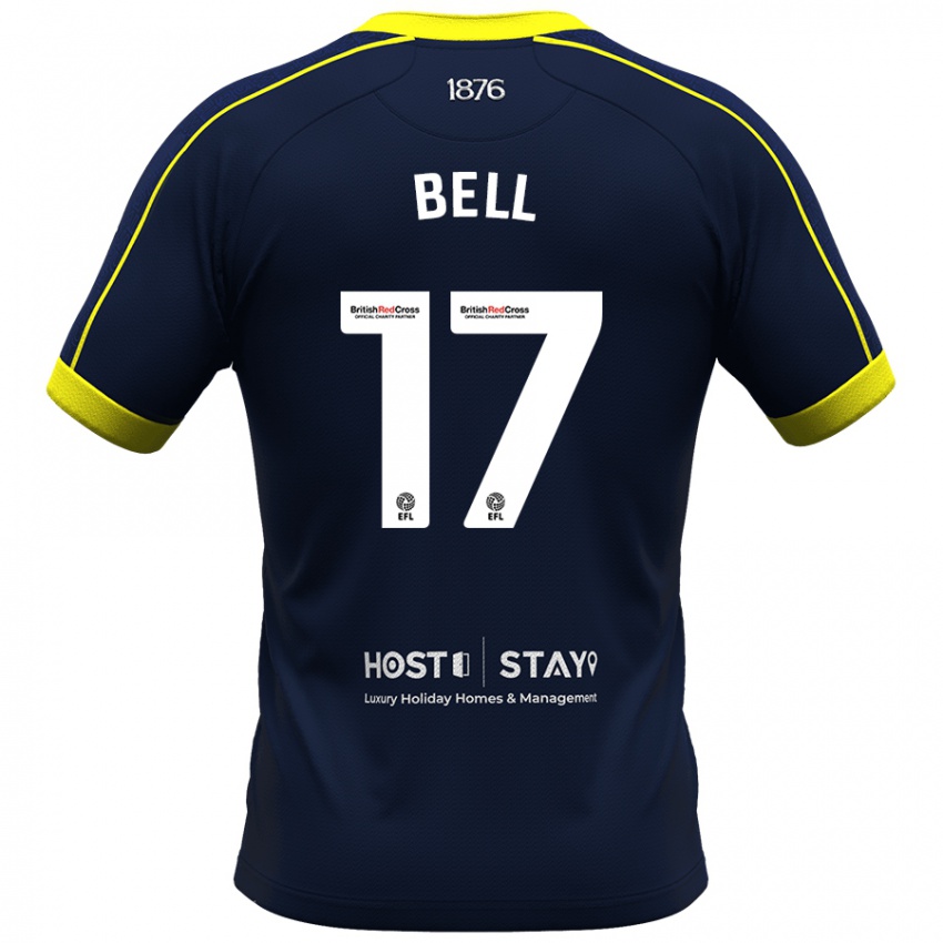 Criança Camisola Millie Bell #17 Marinha Alternativa 2023/24 Camisa Brasil