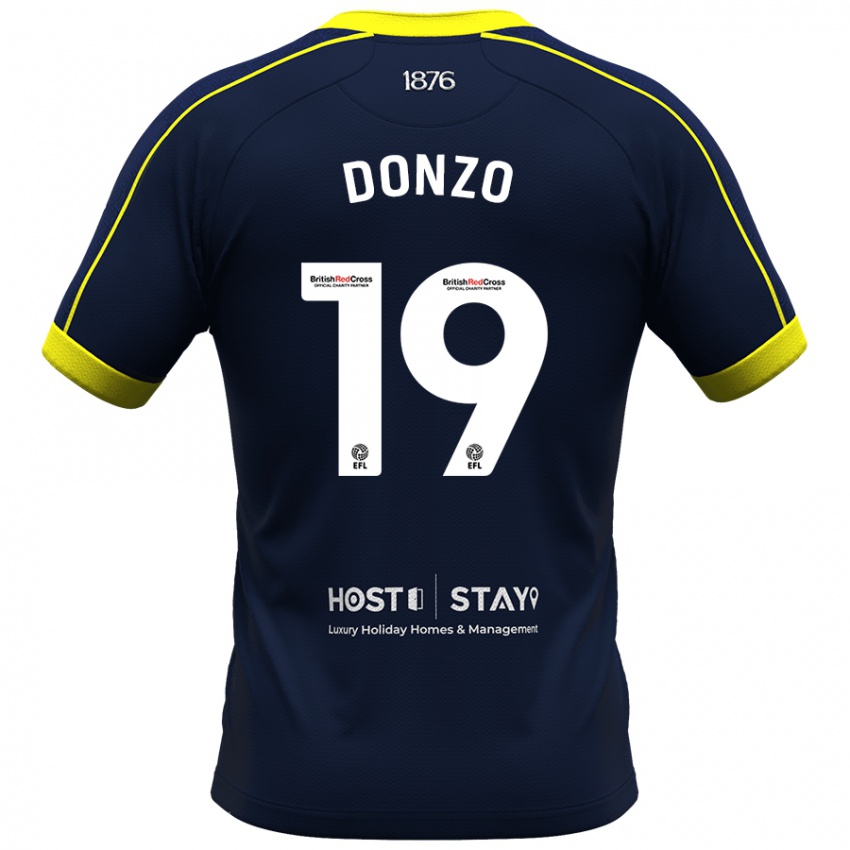 Criança Camisola Jolie Donzo #19 Marinha Alternativa 2023/24 Camisa Brasil