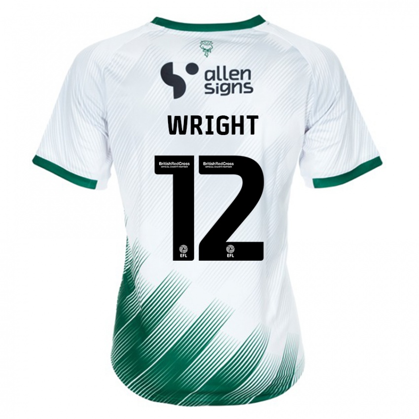 Criança Camisola Jordan Wright #12 Branco Alternativa 2023/24 Camisa Brasil