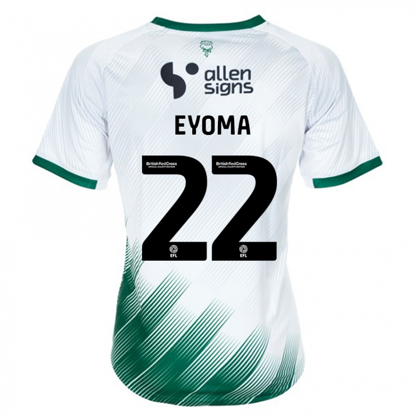 Criança Camisola Timothy Eyoma #22 Branco Alternativa 2023/24 Camisa Brasil