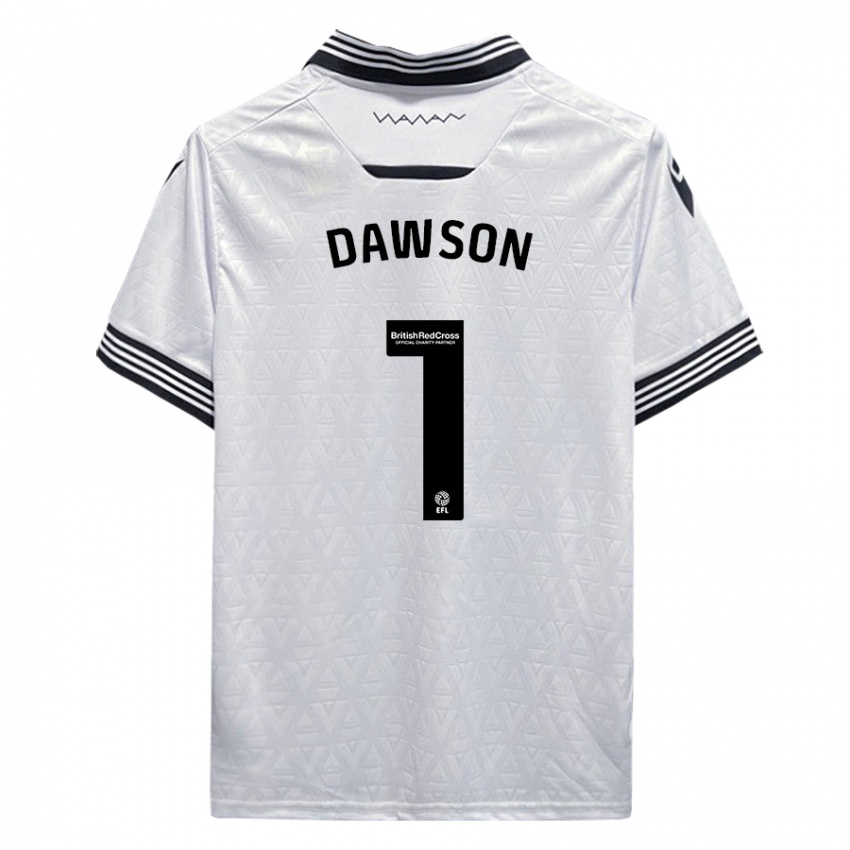 Criança Camisola Cameron Dawson #1 Branco Alternativa 2023/24 Camisa Brasil