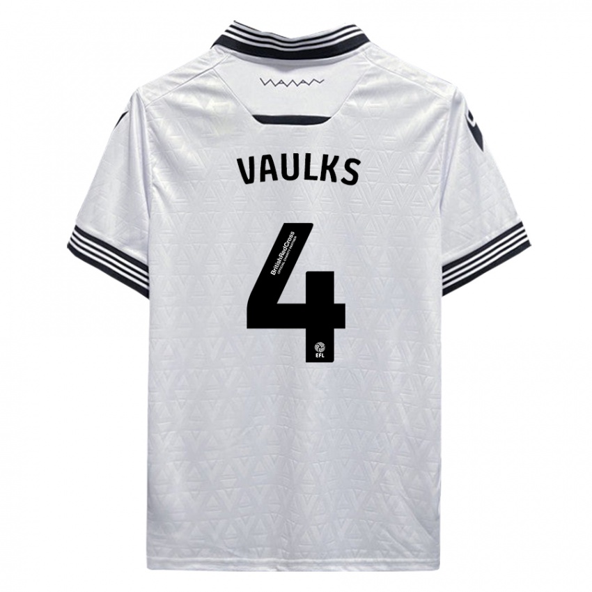 Criança Camisola Will Vaulks #4 Branco Alternativa 2023/24 Camisa Brasil