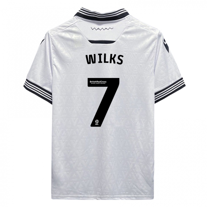 Criança Camisola Mallik Wilks #7 Branco Alternativa 2023/24 Camisa Brasil