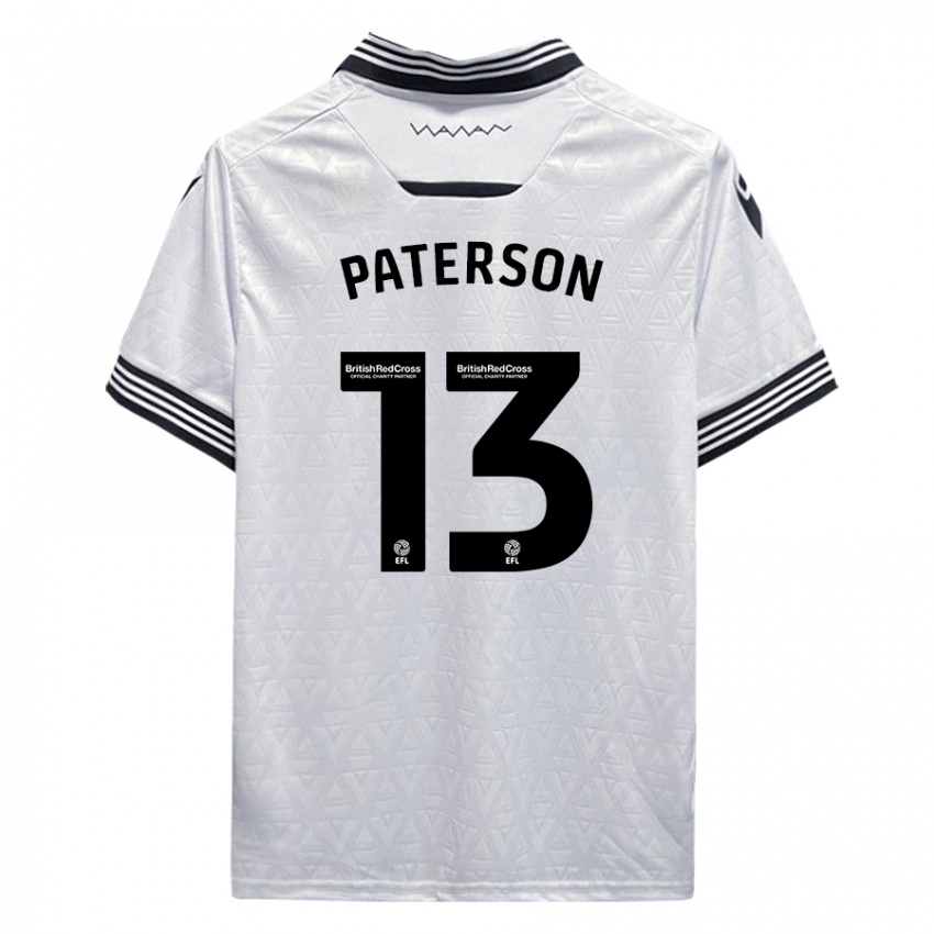 Criança Camisola Callum Paterson #13 Branco Alternativa 2023/24 Camisa Brasil