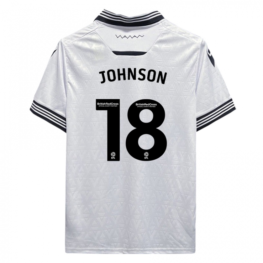 Criança Camisola Marvin Johnson #18 Branco Alternativa 2023/24 Camisa Brasil