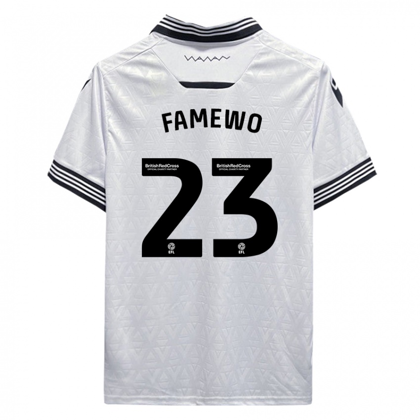 Criança Camisola Akin Famewo #23 Branco Alternativa 2023/24 Camisa Brasil