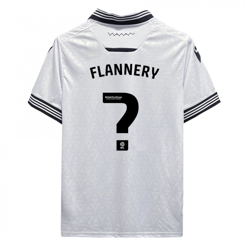 Criança Camisola Cian Flannery #0 Branco Alternativa 2023/24 Camisa Brasil