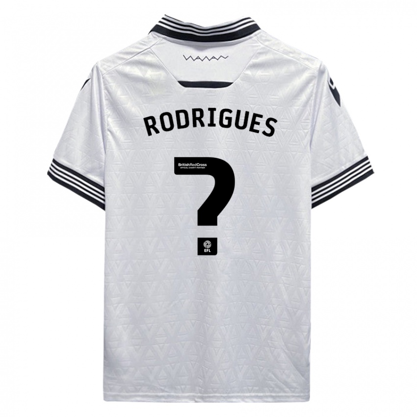 Criança Camisola Carlos Rodrigues #0 Branco Alternativa 2023/24 Camisa Brasil