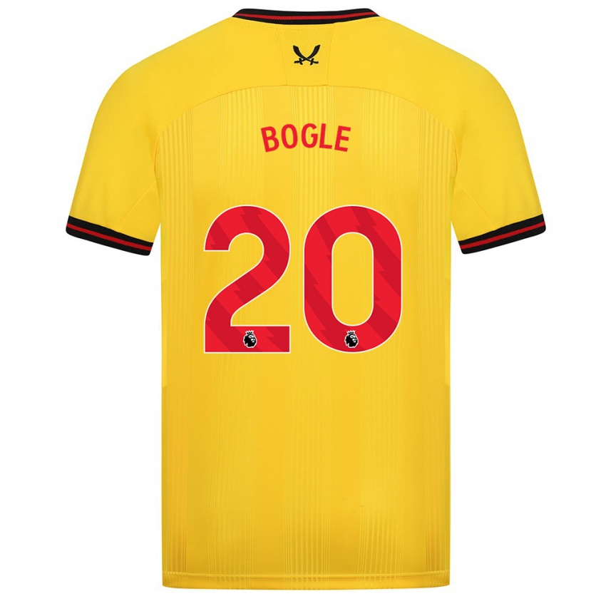 Criança Camisola Jayden Bogle #20 Amarelo Alternativa 2023/24 Camisa Brasil