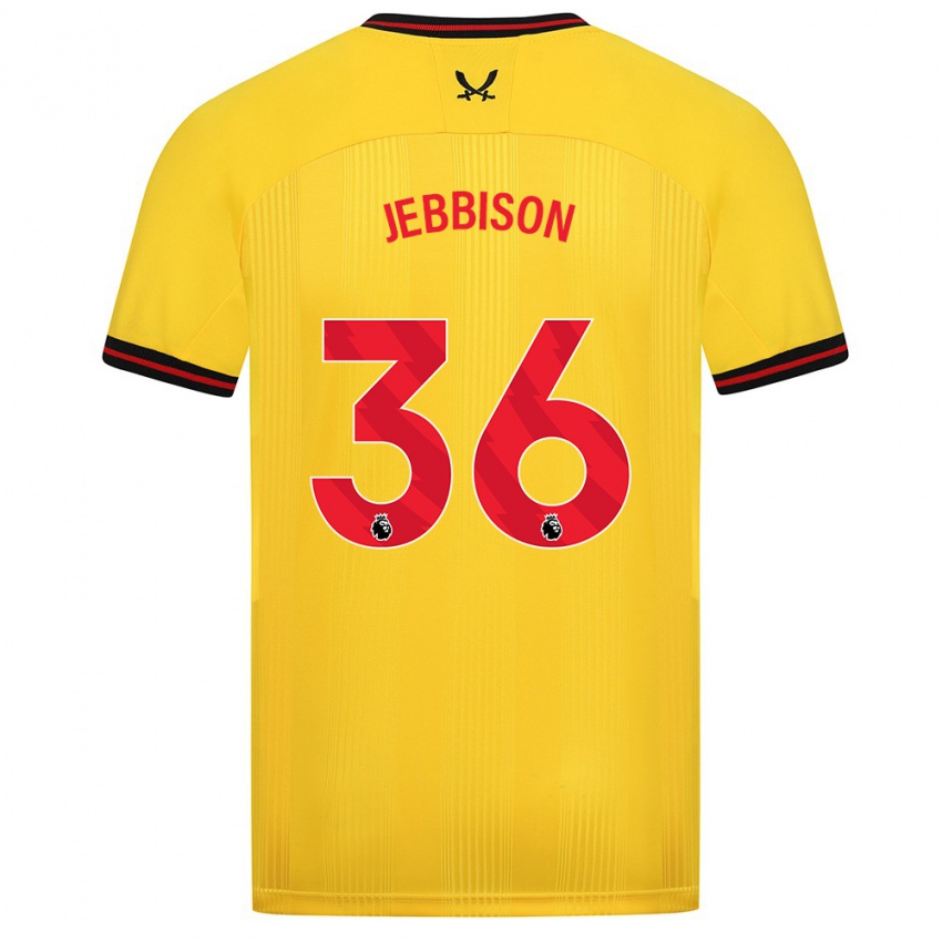 Criança Camisola Daniel Jebbison #36 Amarelo Alternativa 2023/24 Camisa Brasil