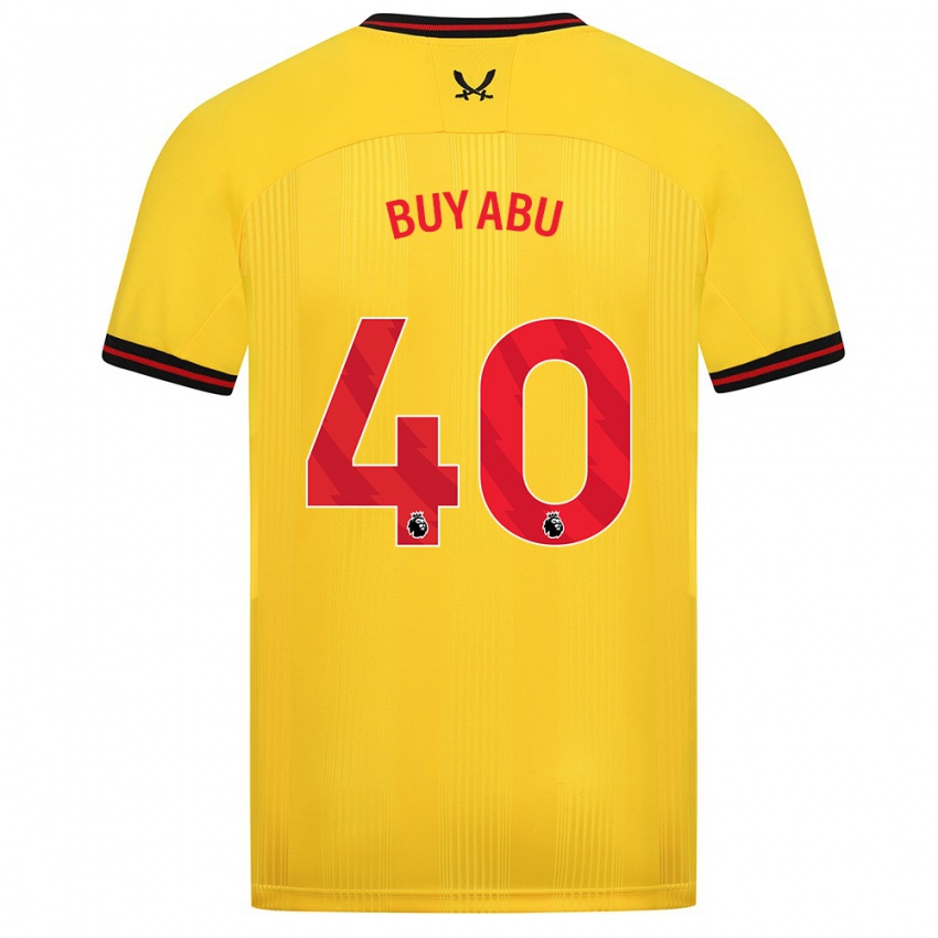 Criança Camisola Jili Buyabu #40 Amarelo Alternativa 2023/24 Camisa Brasil