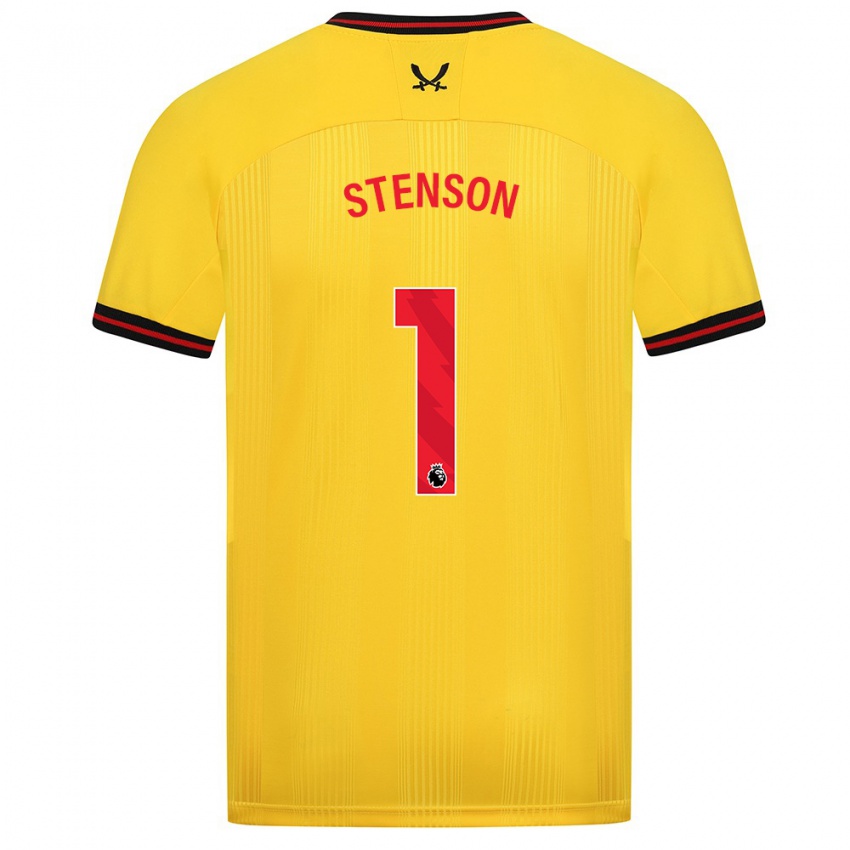 Criança Camisola Fran Stenson #1 Amarelo Alternativa 2023/24 Camisa Brasil