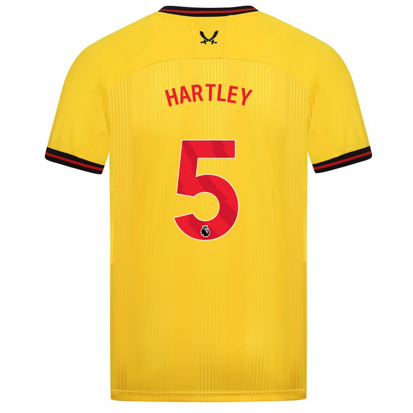 Criança Camisola Naomi Hartley #5 Amarelo Alternativa 2023/24 Camisa Brasil