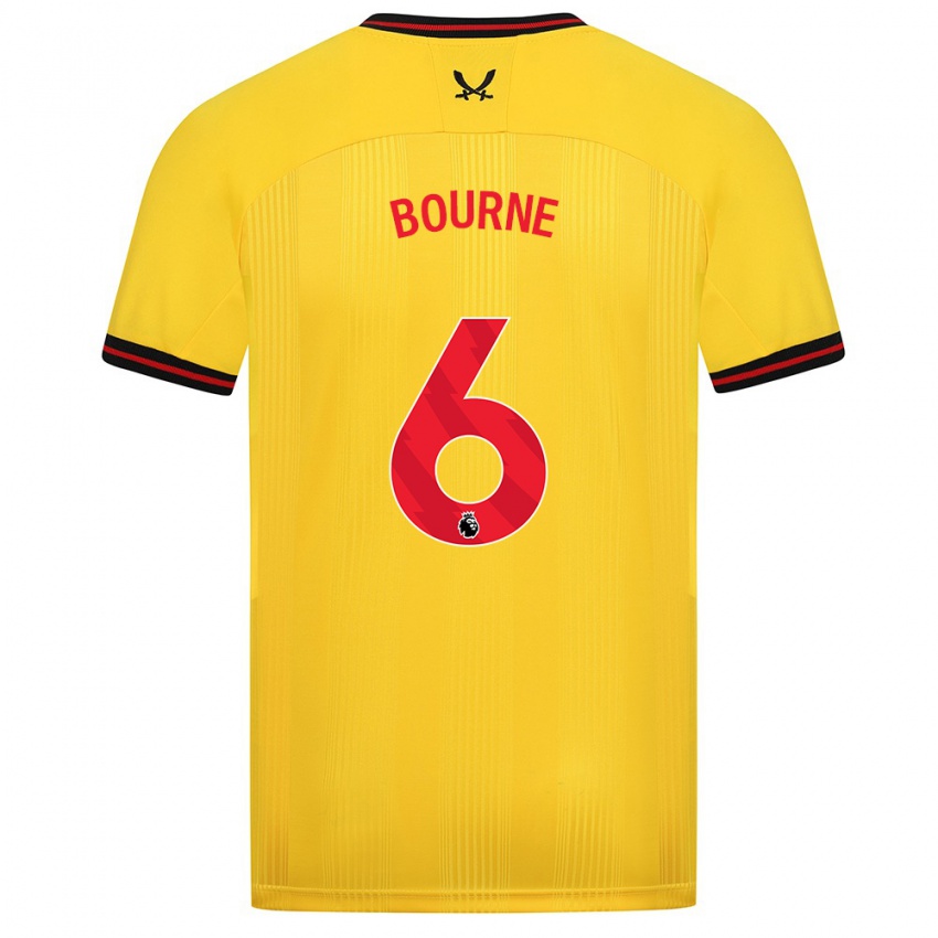 Criança Camisola Tara Bourne #6 Amarelo Alternativa 2023/24 Camisa Brasil