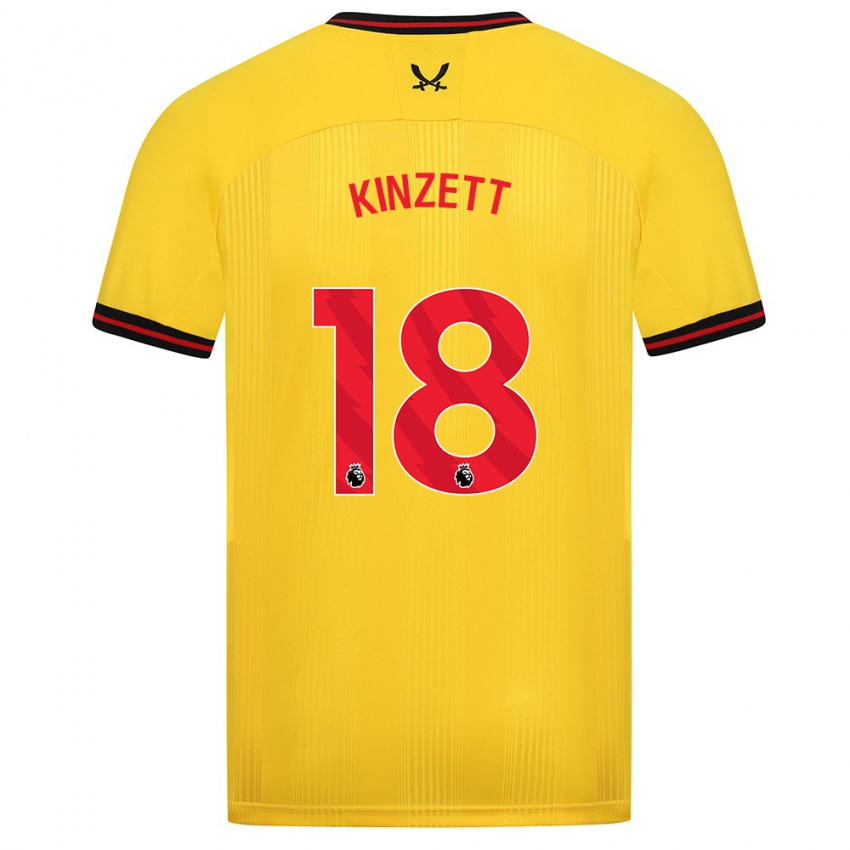 Criança Camisola Ella Kinzett #18 Amarelo Alternativa 2023/24 Camisa Brasil