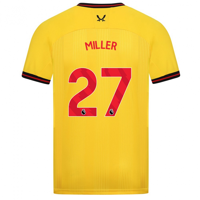 Criança Camisola Lara Miller #27 Amarelo Alternativa 2023/24 Camisa Brasil