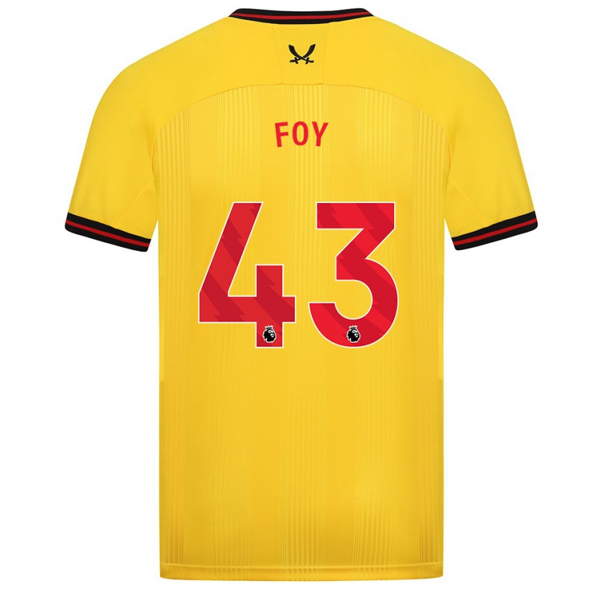 Criança Camisola Gus Foy #43 Amarelo Alternativa 2023/24 Camisa Brasil