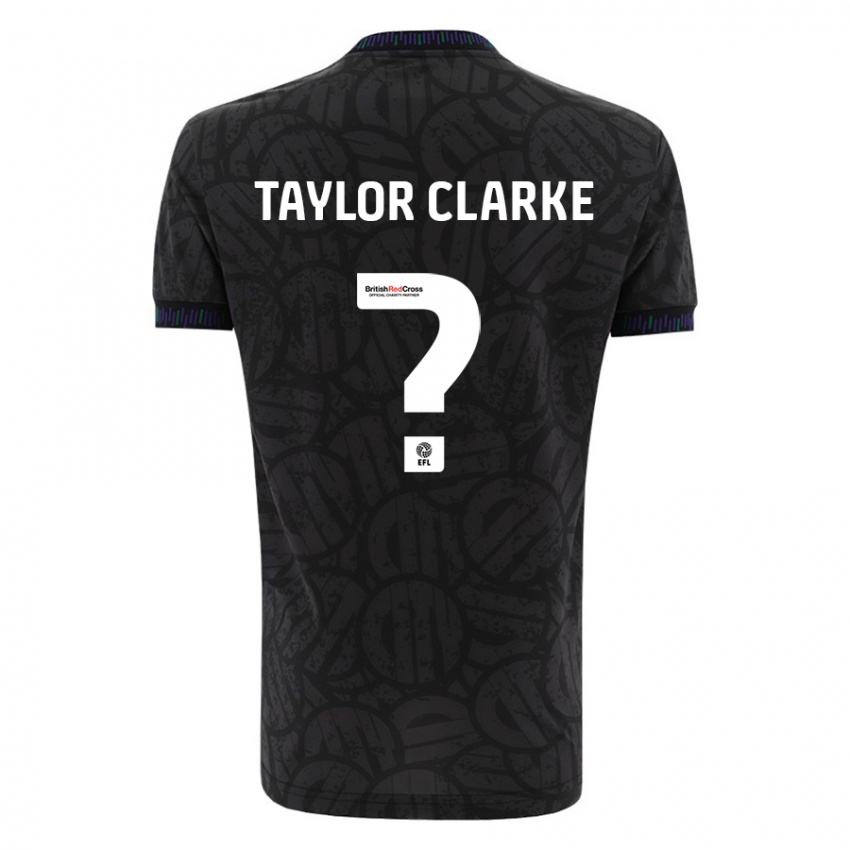 Criança Camisola Omar Taylor-Clarke #0 Preto Alternativa 2023/24 Camisa Brasil