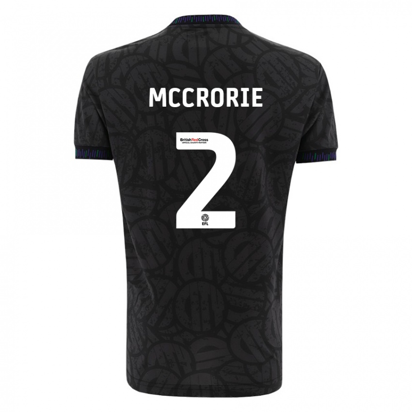 Criança Camisola Ross Mccrorie #2 Preto Alternativa 2023/24 Camisa Brasil