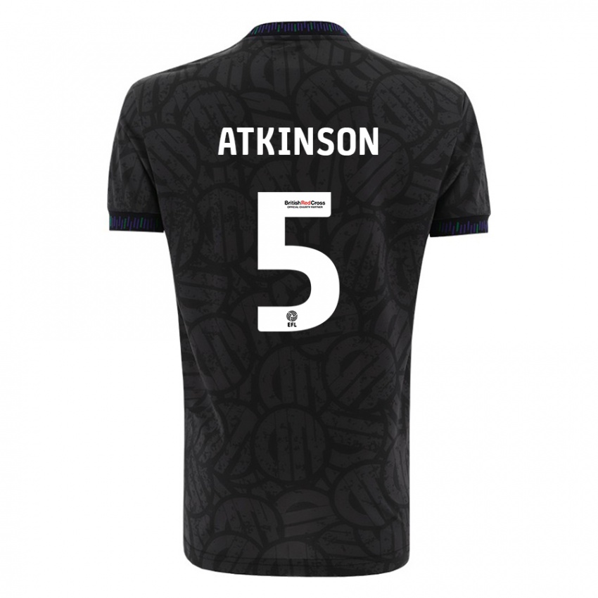 Criança Camisola Rob Atkinson #5 Preto Alternativa 2023/24 Camisa Brasil