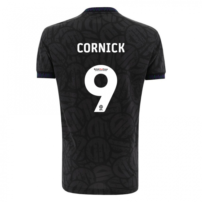 Criança Camisola Harry Cornick #9 Preto Alternativa 2023/24 Camisa Brasil