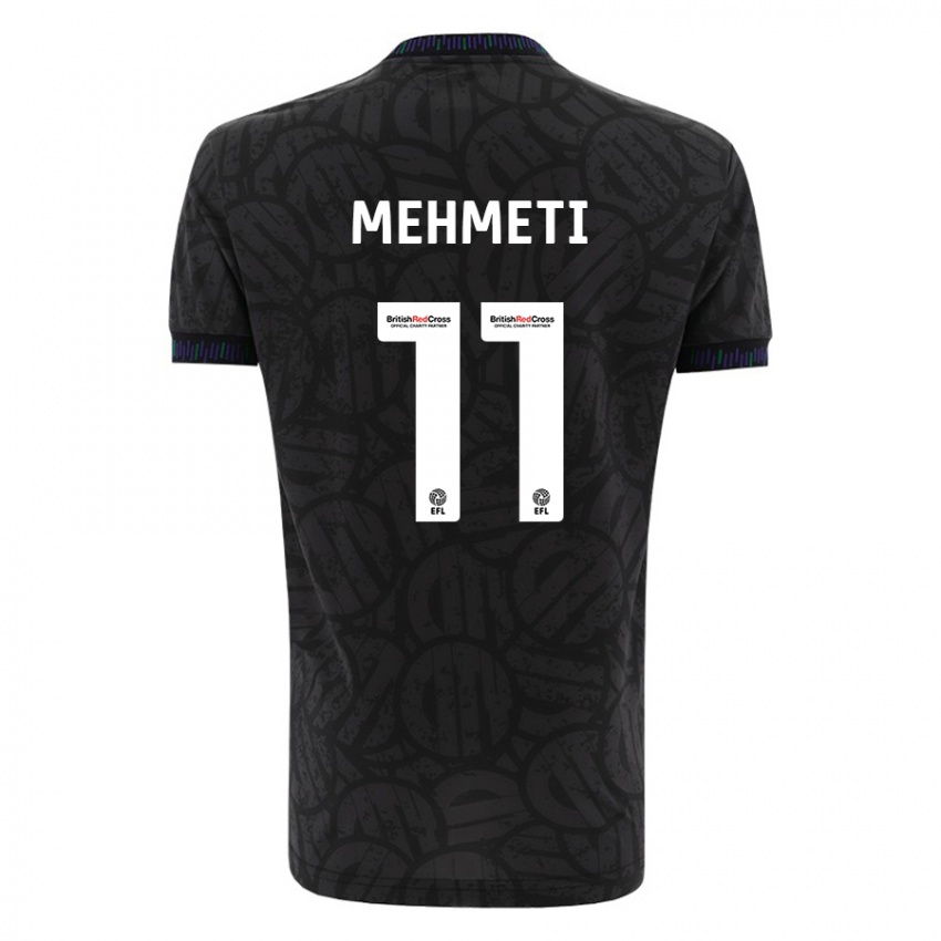 Criança Camisola Anis Mehmeti #11 Preto Alternativa 2023/24 Camisa Brasil