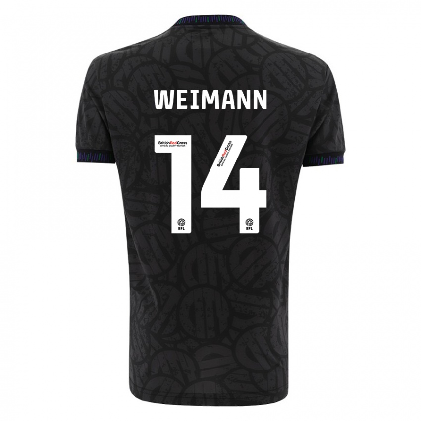 Criança Camisola Andreas Weimann #14 Preto Alternativa 2023/24 Camisa Brasil