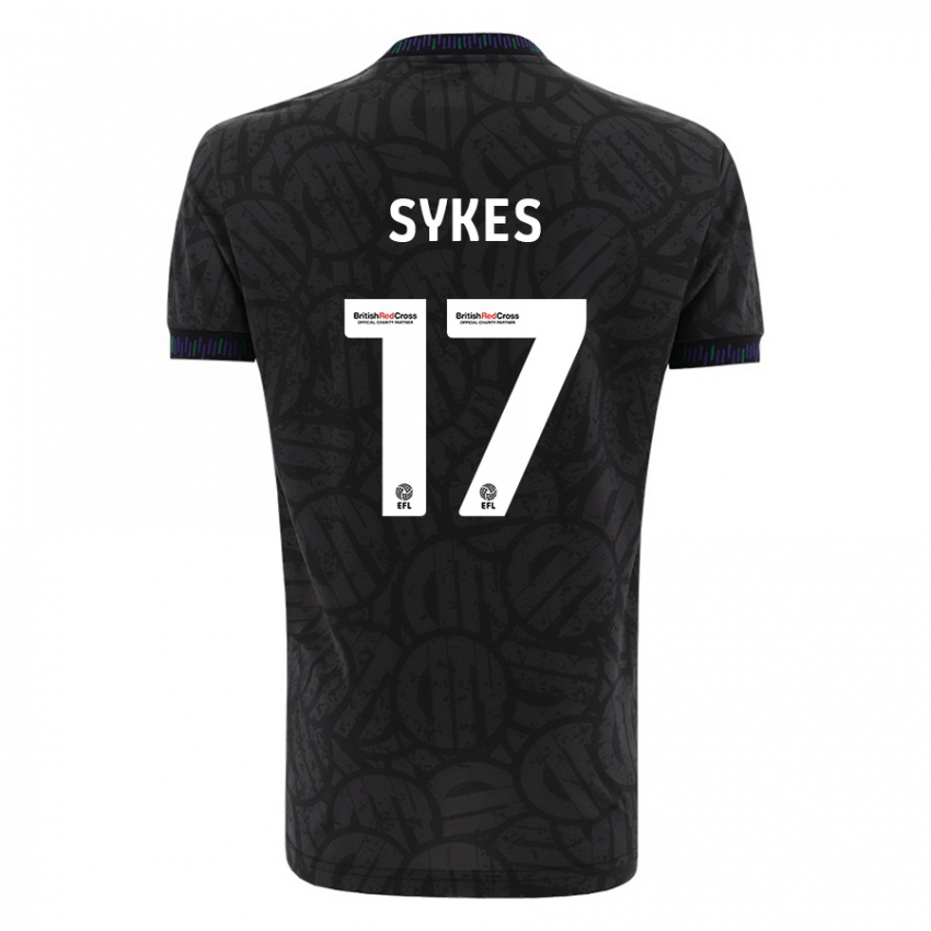 Criança Camisola Mark Sykes #17 Preto Alternativa 2023/24 Camisa Brasil