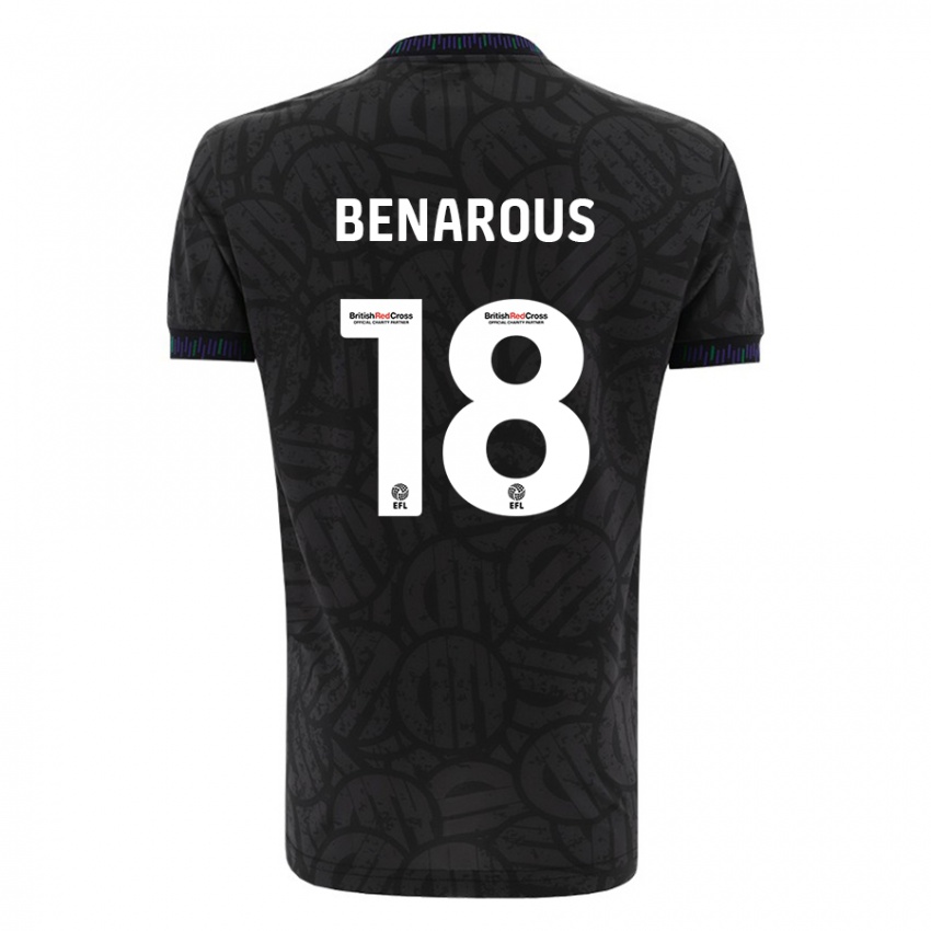 Criança Camisola Ayman Benarous #18 Preto Alternativa 2023/24 Camisa Brasil