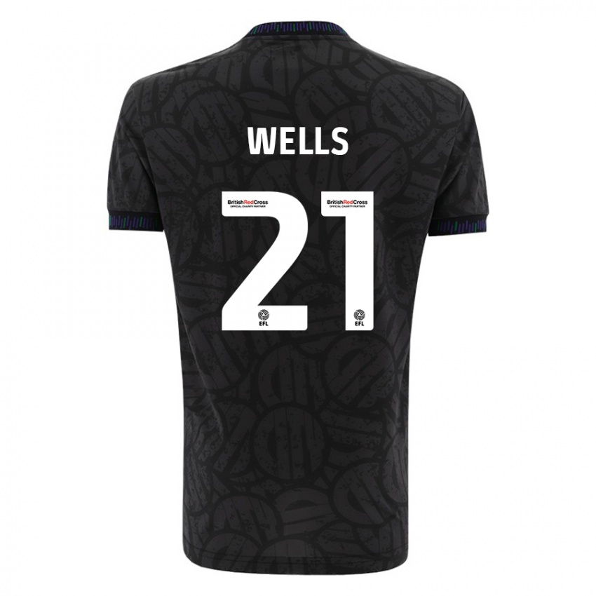 Criança Camisola Nahki Wells #21 Preto Alternativa 2023/24 Camisa Brasil