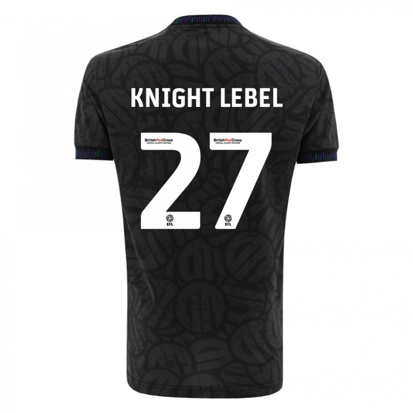 Criança Camisola Jamie Knight-Lebel #27 Preto Alternativa 2023/24 Camisa Brasil