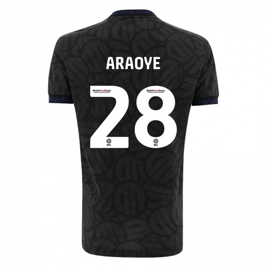 Criança Camisola Raphael Araoye #28 Preto Alternativa 2023/24 Camisa Brasil