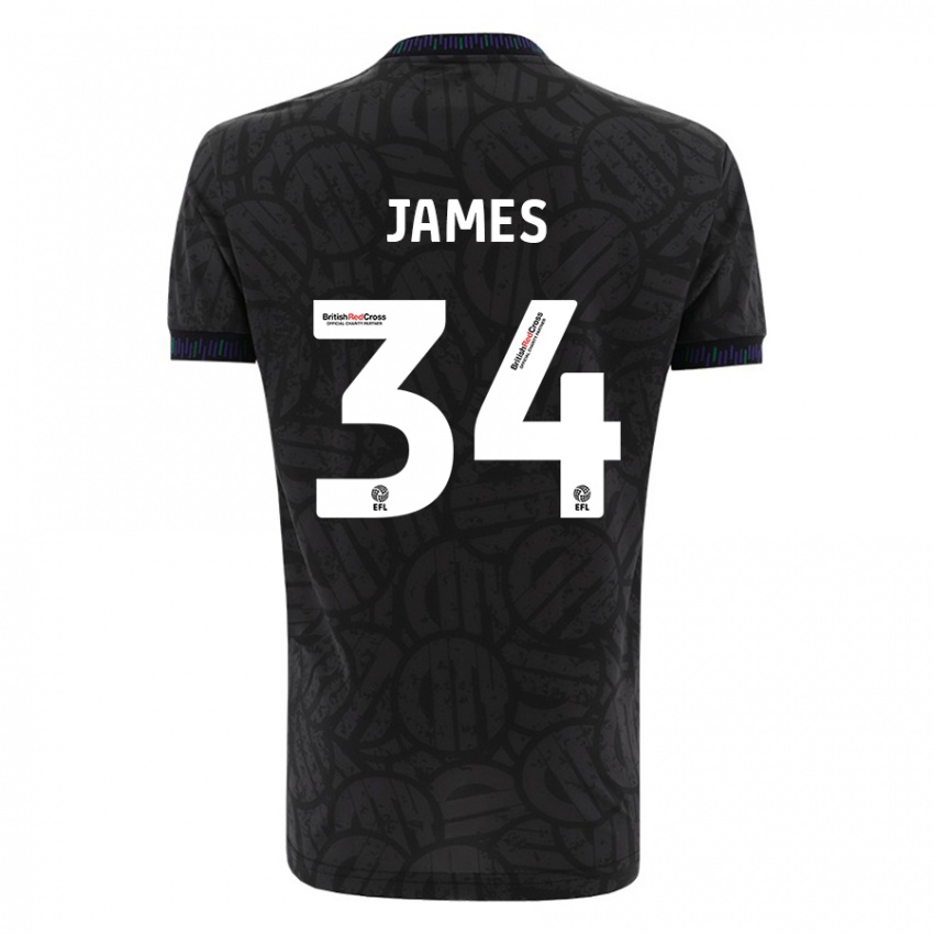 Criança Camisola Joseph James #34 Preto Alternativa 2023/24 Camisa Brasil