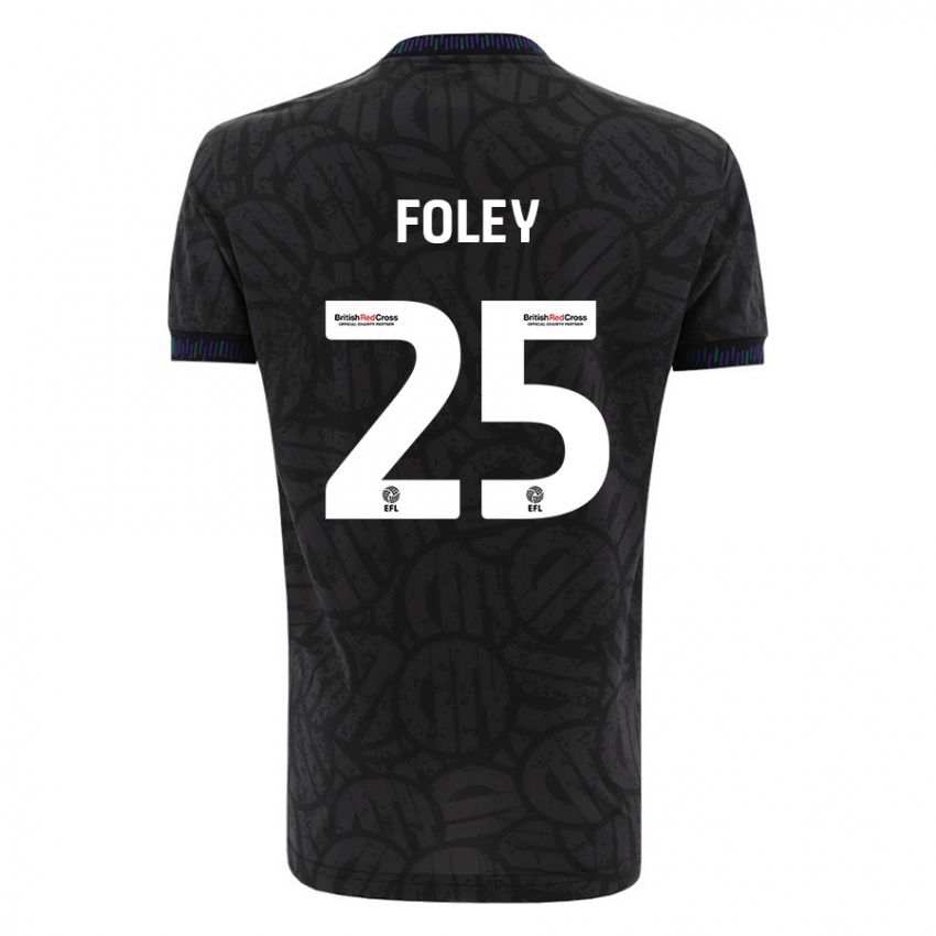 Criança Camisola Erin Foley #25 Preto Alternativa 2023/24 Camisa Brasil