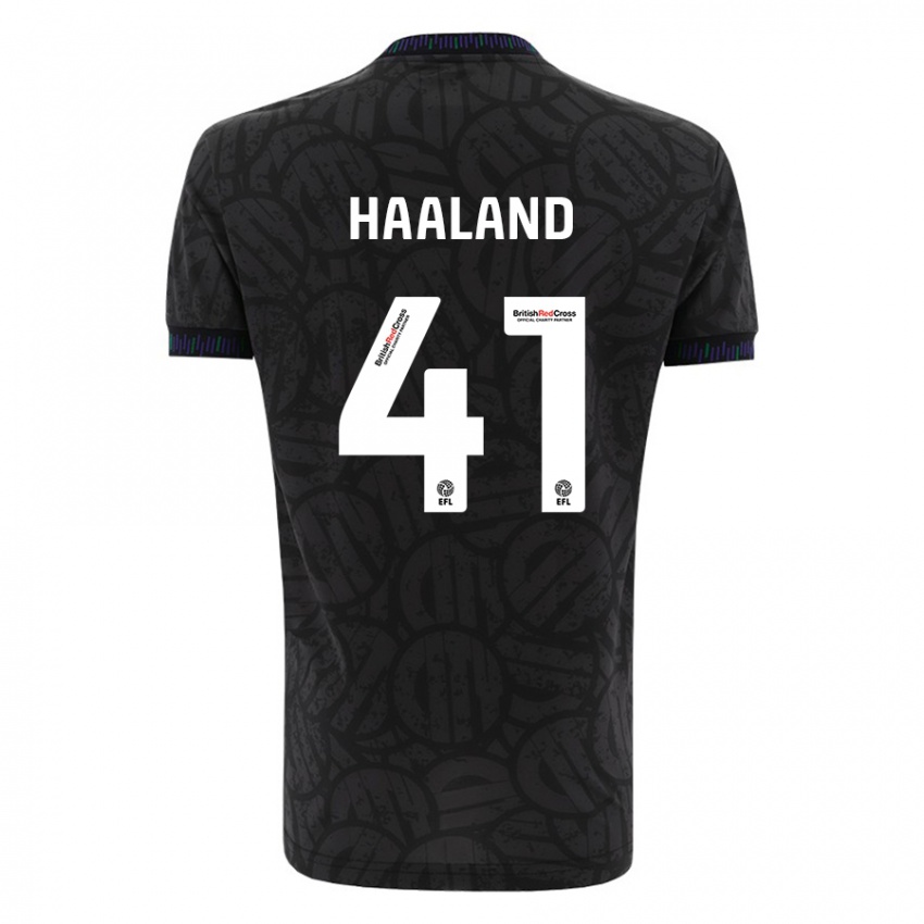 Criança Camisola Benedicte Haaland #41 Preto Alternativa 2023/24 Camisa Brasil