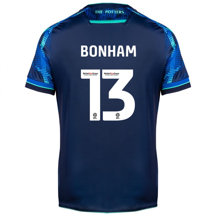 Criança Camisola Jack Bonham #13 Marinha Alternativa 2023/24 Camisa Brasil