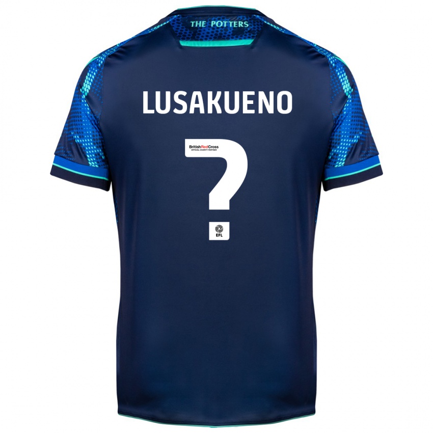 Criança Camisola Matty Lusakueno #0 Marinha Alternativa 2023/24 Camisa Brasil