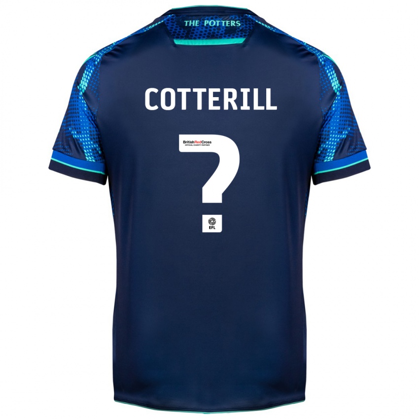 Criança Camisola Alex Cotterill #0 Marinha Alternativa 2023/24 Camisa Brasil