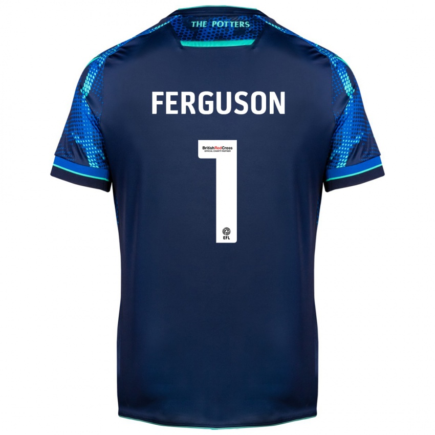 Criança Camisola Georgie Ferguson #1 Marinha Alternativa 2023/24 Camisa Brasil