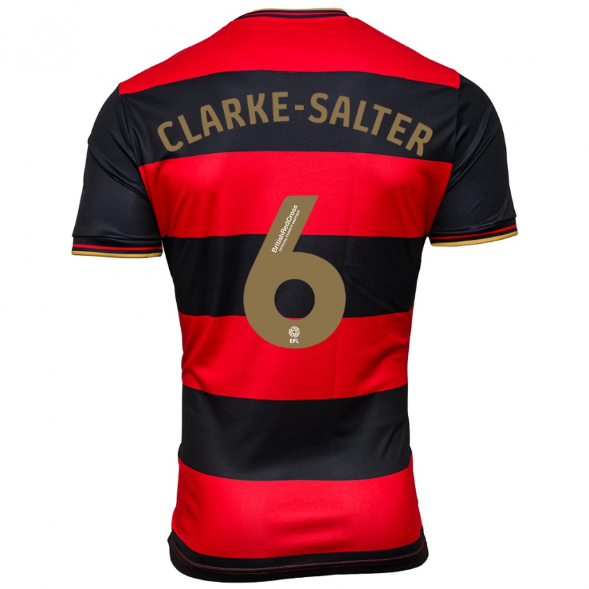 Criança Camisola Jake Clarke-Salter #6 Preto Vermelho Alternativa 2023/24 Camisa Brasil