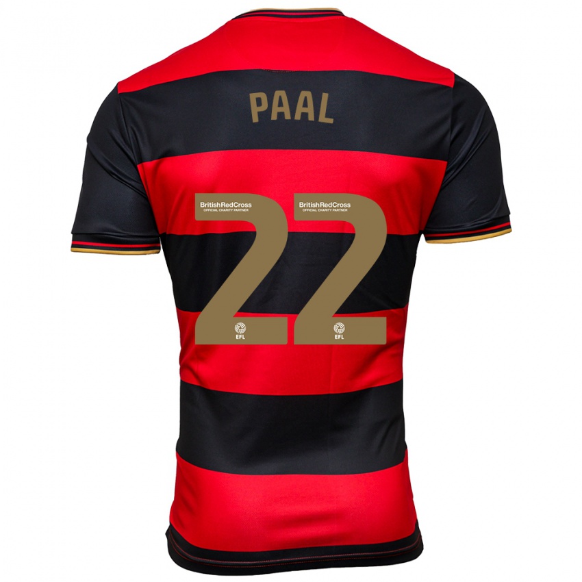 Criança Camisola Kenneth Paal #22 Preto Vermelho Alternativa 2023/24 Camisa Brasil