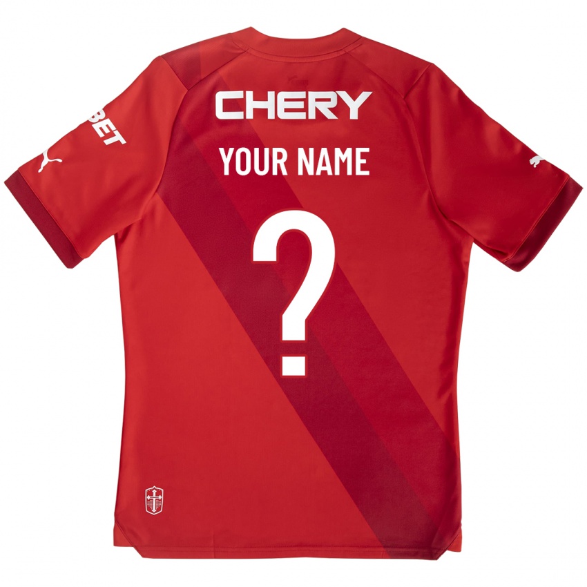 Criança Camisola Seu Nome #0 Vermelho Alternativa 2023/24 Camisa Brasil