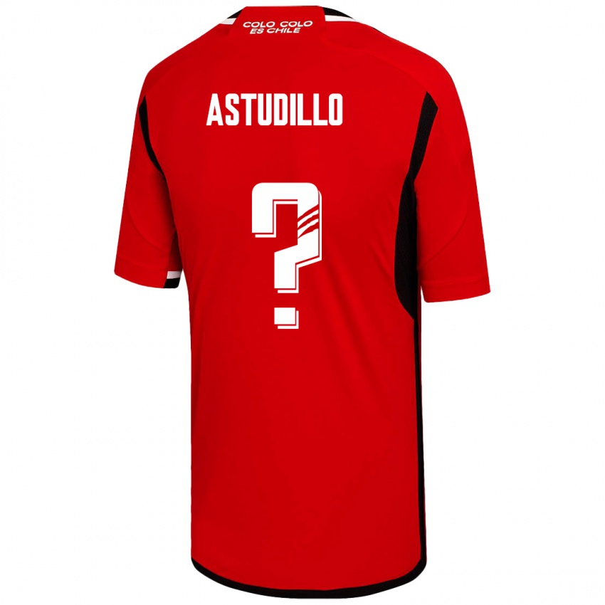 Criança Camisola Jerall Astudillo #0 Vermelho Alternativa 2023/24 Camisa Brasil