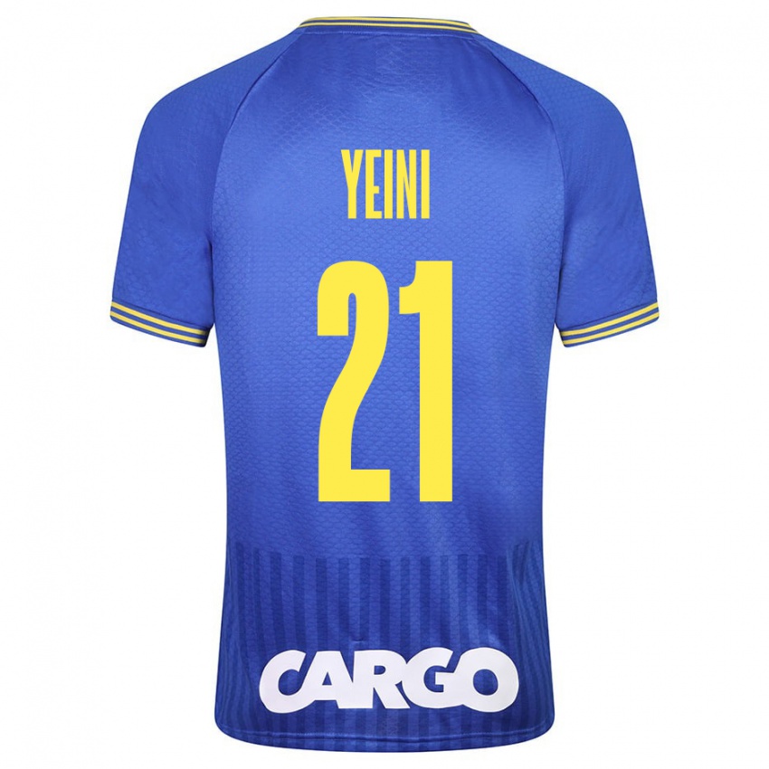 Criança Camisola Sheran Yeini #21 Azul Alternativa 2023/24 Camisa Brasil