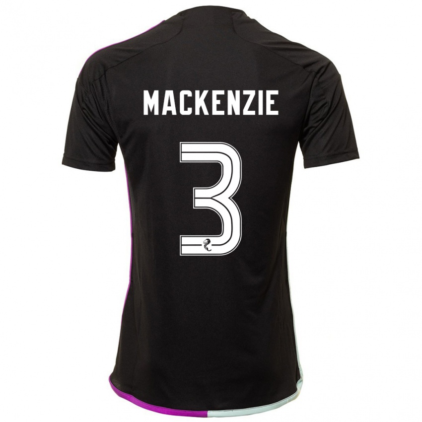 Criança Camisola Jack Mackenzie #3 Preto Alternativa 2023/24 Camisa Brasil